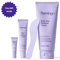 Flamingo Hair Removal Cream Duo - Face & Body(200ML), Results Up to 7 Days, Mild Scent,Gentle for Sensitive Skin, Facial hair remover for women