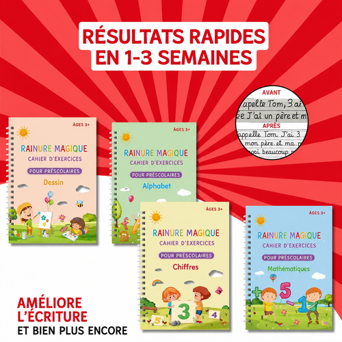 Aidez votre enfant à mieux écrire en 3 semaines