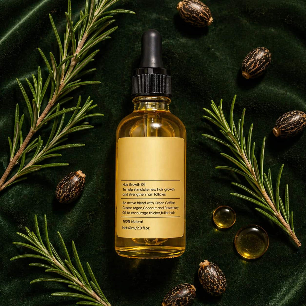 Natural Hair Growth Oil — Regrow Your Edges in 30 Days