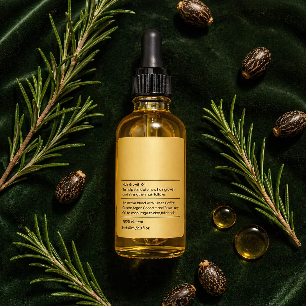 Natural Hair Growth Oil — Regrow Your Edges in 30 Days