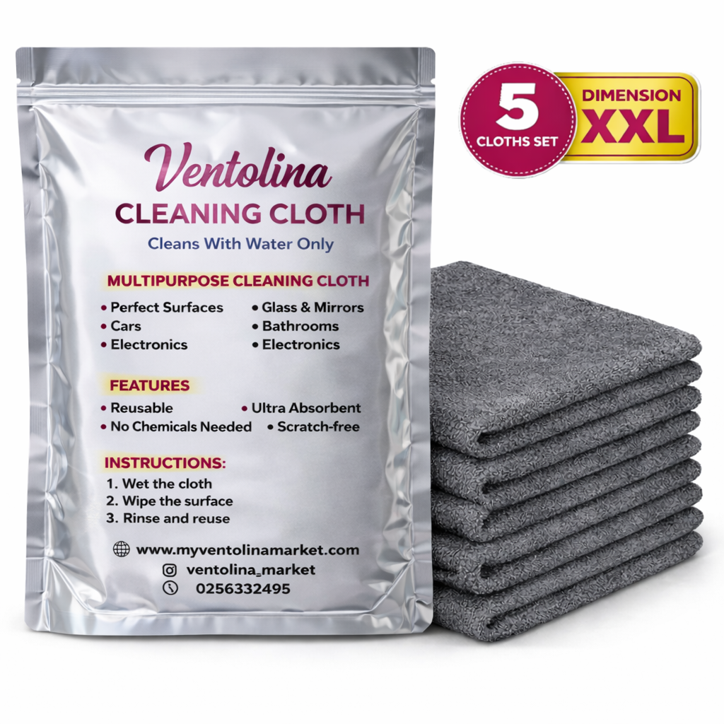 Magic Microfiber Cleaning Cloth (5-Pack)