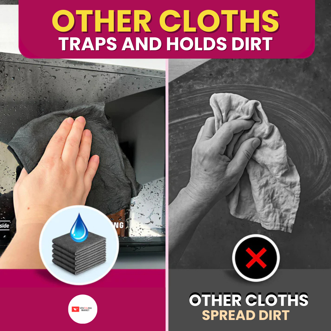 Magic Microfiber Cleaning Cloth (5-Pack)