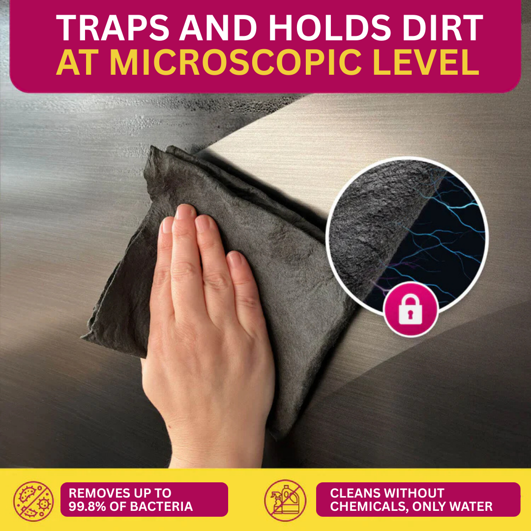 Magic Microfiber Cleaning Cloth (5-Pack)